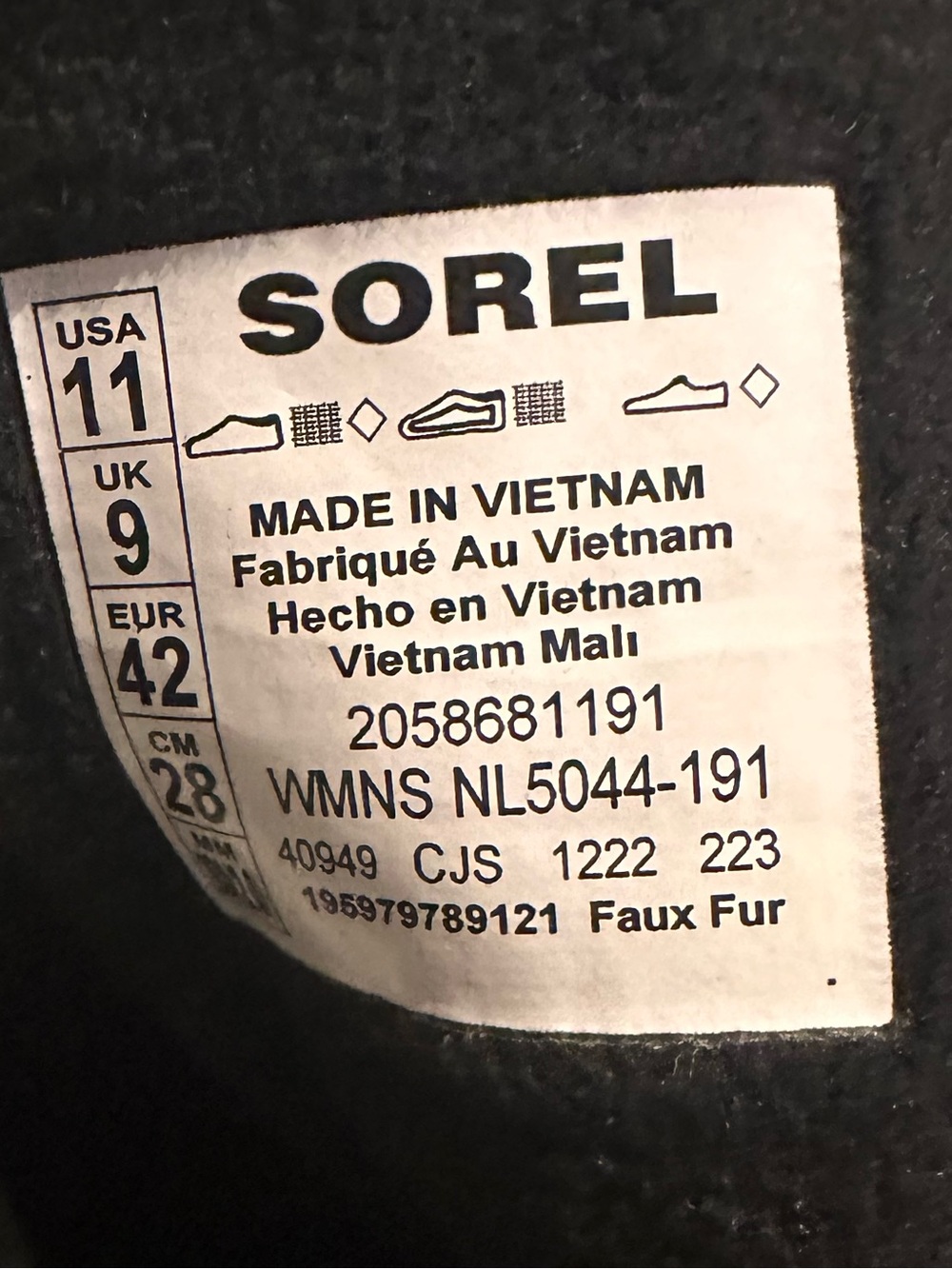 Sorel KINETIC™ Impact Women's Puffy Zip Waterproof Boot size 11 - Picture 8 of 8